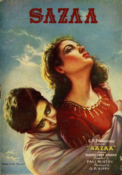 Sazaa 1951 official movie poster