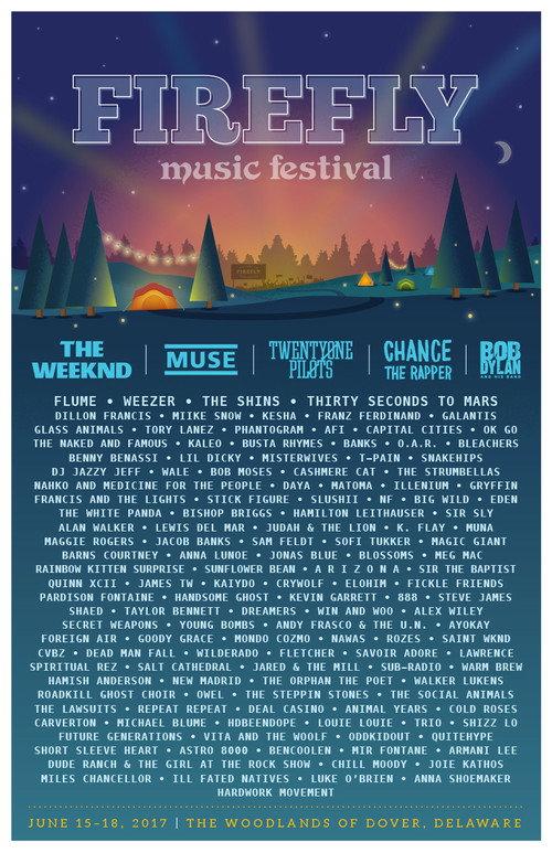 Muse - Live at Firefly Music Festival 2017 official movie poster