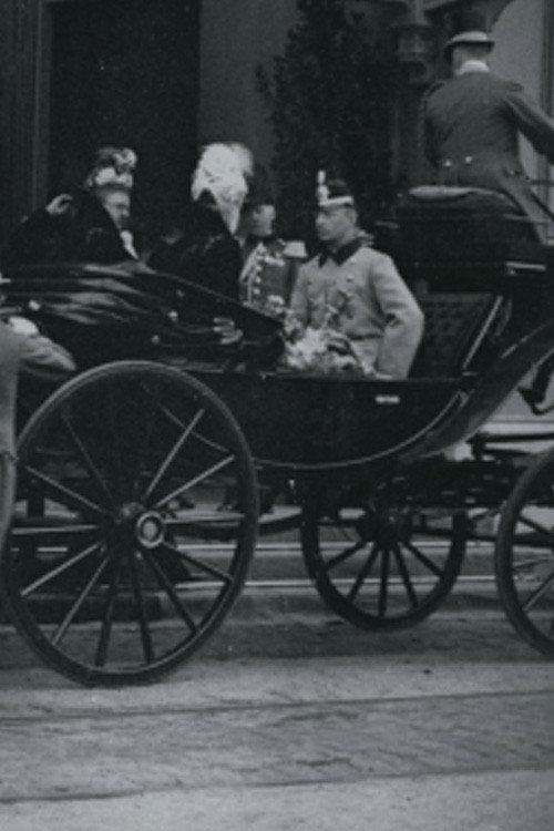 Intocht van hertog Hendrik van Mecklenburg en H.M. de koningin aan het Staatsspoor te 's-Gravenhage 1900 official movie poster