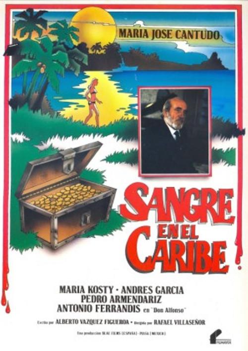 Sangre en el Caribe 1985 official movie poster