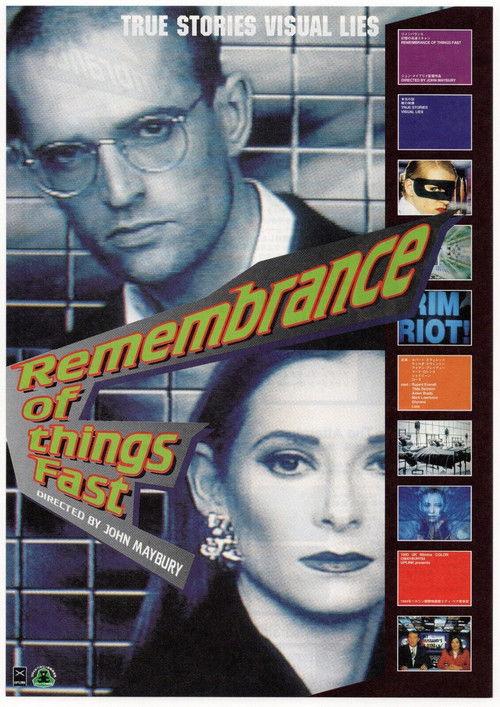 Remembrance of Things Fast: True Stories Visual Lies 1994 official movie poster