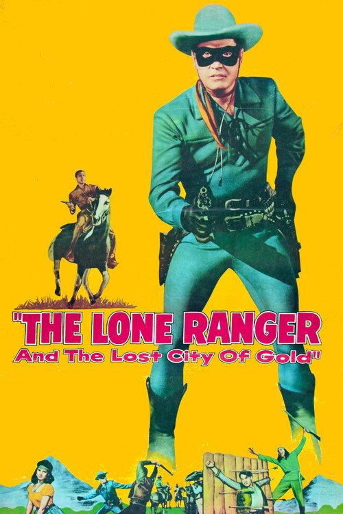 The Lone Ranger and the Lost City of Gold 1958 official movie poster