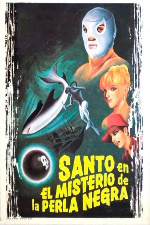 Santo in the Mystery of the Black Pearl 1976 official movie poster