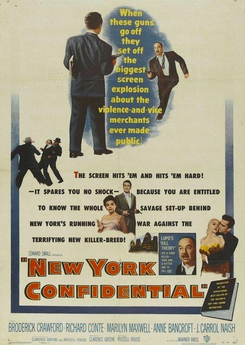 New York Confidential 1955 official movie poster
