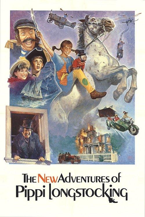 The New Adventures of Pippi Longstocking 1988 official movie poster