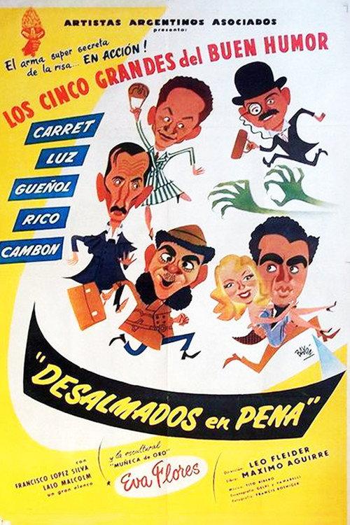 Desalmados en pena 1954 official movie poster
