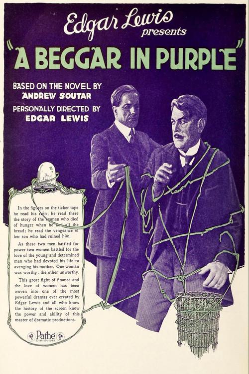 A Beggar in Purple 1920 official movie poster