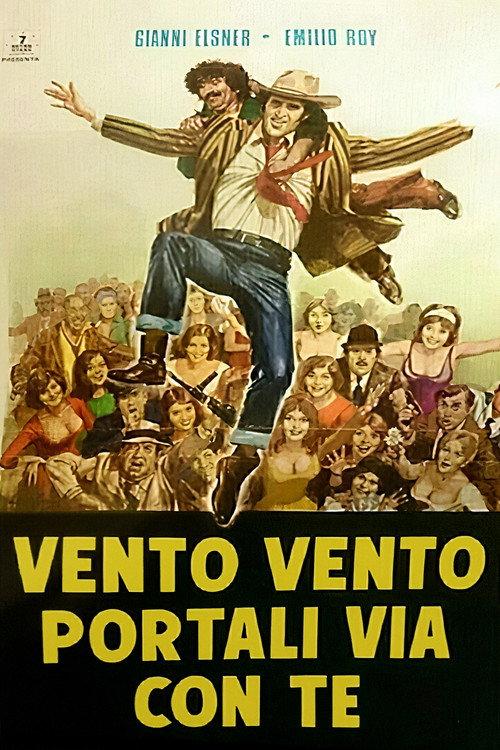 Vento, vento, portali via con te 1976 official movie poster