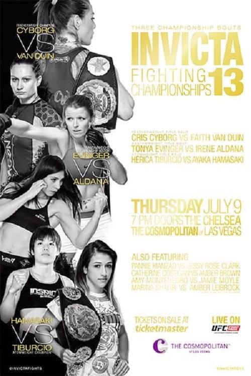 Invicta FC 13: Cyborg vs. Van Duin 2015 official movie poster