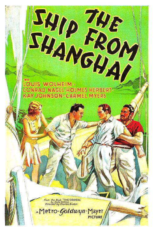 The Ship from Shanghai 1930 official movie poster