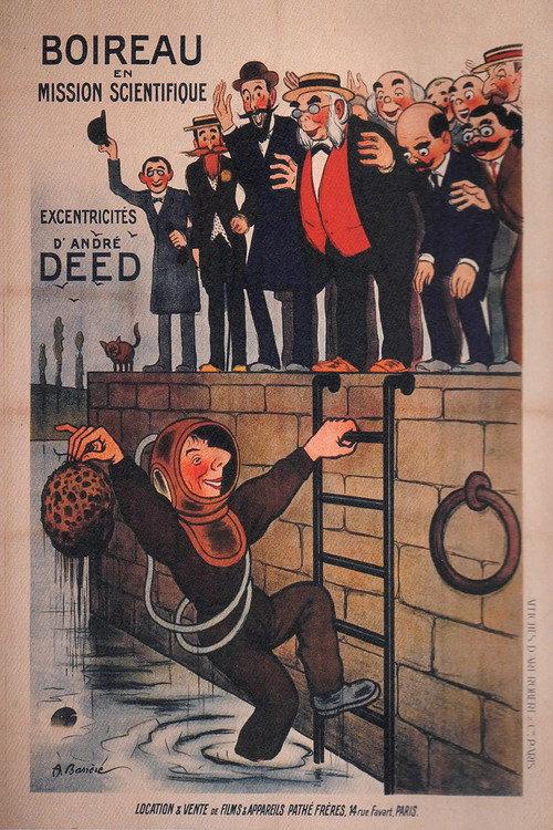 Boireau on a Scientific Mission 1912 official movie poster
