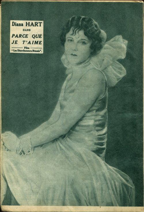 Parce que je t'aime 1929 official movie poster