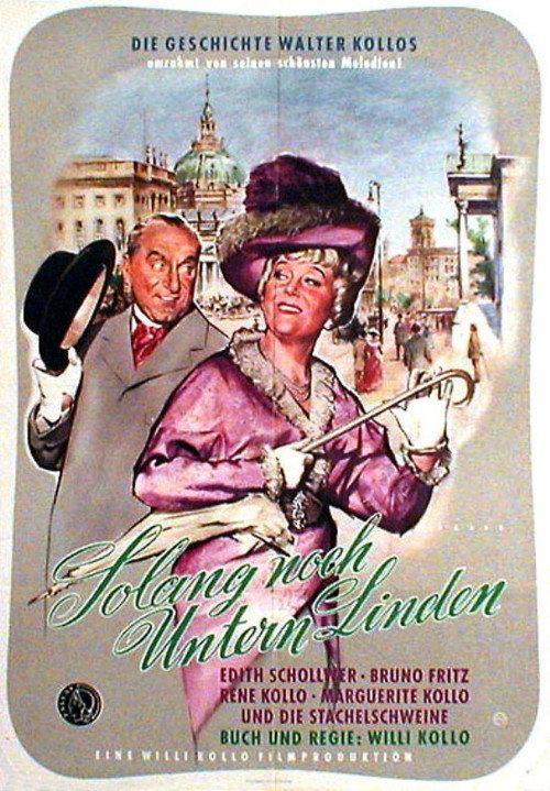 Solang' noch Unter'n Linden 1958 official movie poster