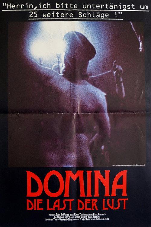 Domina - Die Last der Lust 1985 official movie poster