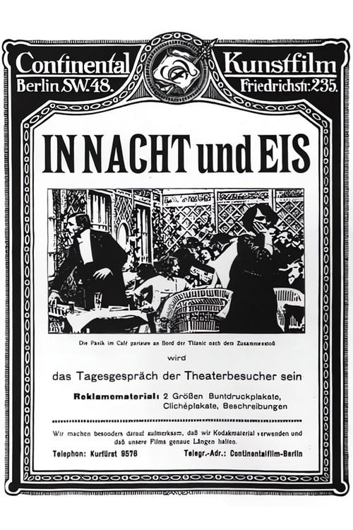 In Night and Ice 1912 official movie poster