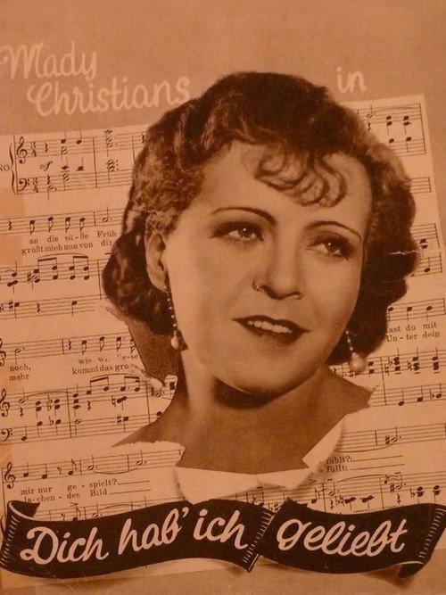 Dich hab’ ich geliebt 1929 official movie poster
