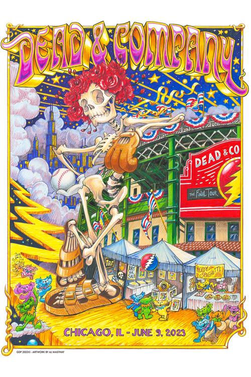 Dead & Company: 2023-06-09 Wrigley Field, Chicago, IL, USA 2023 official movie poster