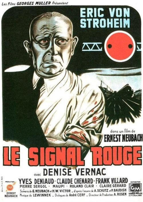 The Red Signal 1949 official movie poster