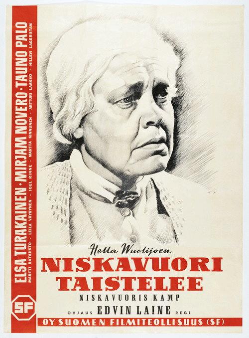 Niskavuori taistelee 1957 official movie poster