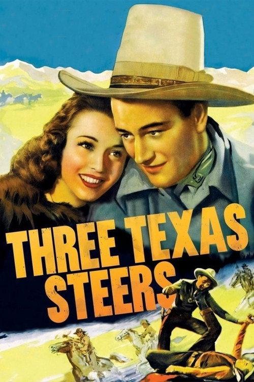 Three Texas Steers 1939 official movie poster