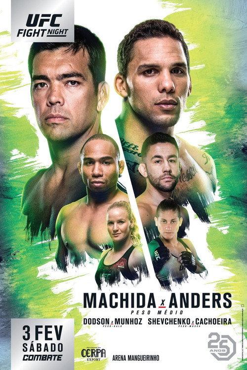 UFC Fight Night 125: Machida vs. Anders 2018 official movie poster