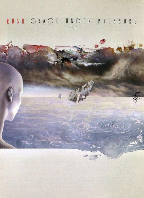Rush: Grace Under Pressure Tour 1986 official movie poster