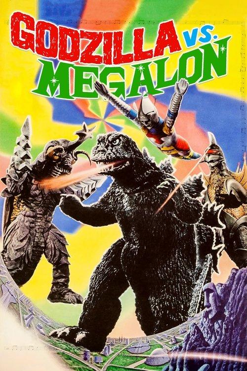Godzilla vs. Megalon 1973 official movie poster