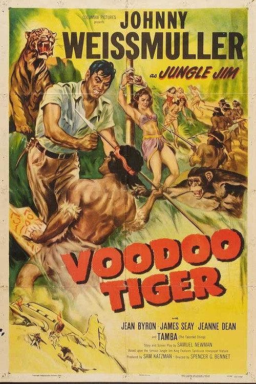 Voodoo Tiger 1952 official movie poster