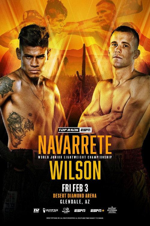 Emanuel Navarrete vs. Liam Wilson 2023 official movie poster