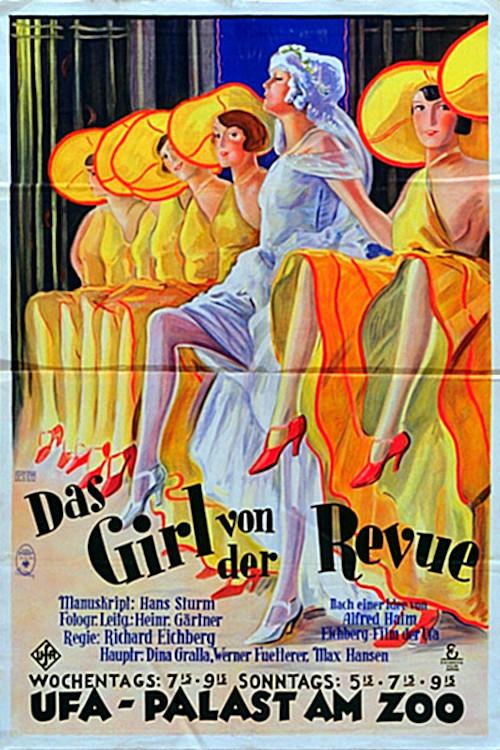 Das Girl von der Revue 1928 official movie poster
