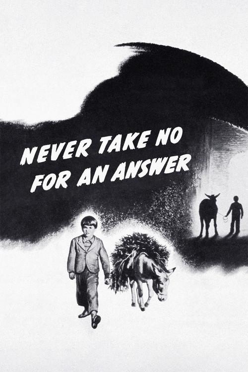 Never Take No for an Answer 1951 official movie poster