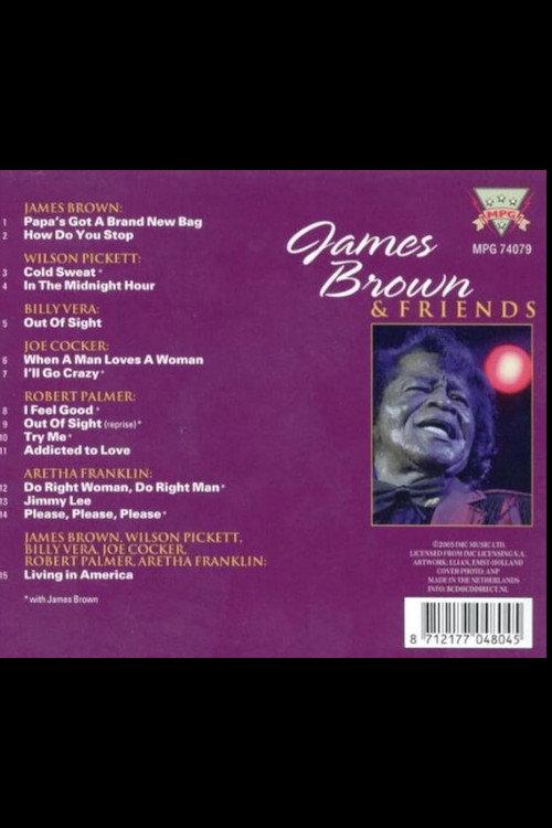 James Brown & Friends: A Night of Super Soul 1987 official movie poster