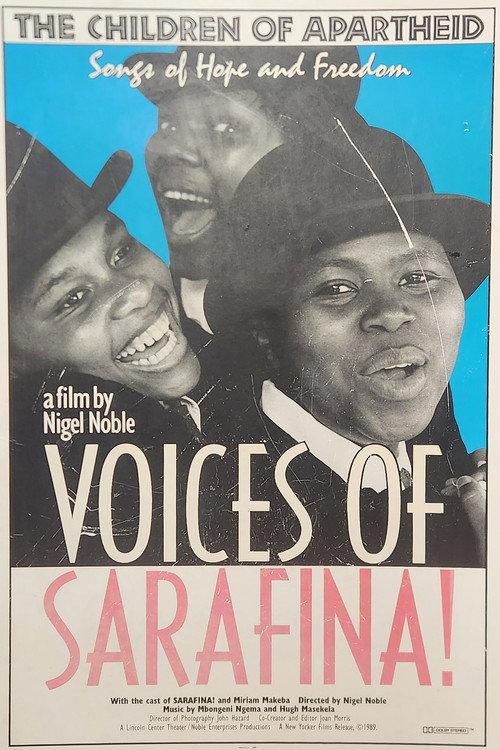 Voices of Sarafina! 1988 official movie poster