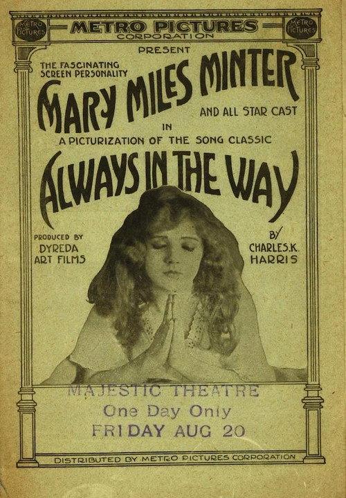 Always in the Way 1915 official movie poster