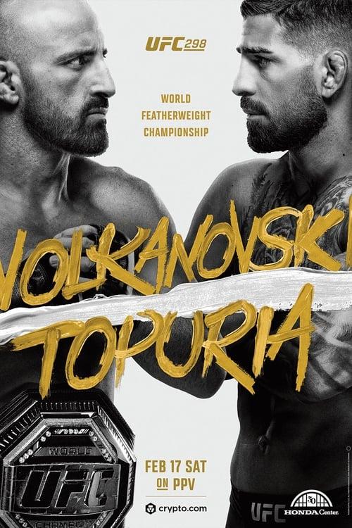 UFC 298: Volkanovski vs. Topuria 2024 official movie poster