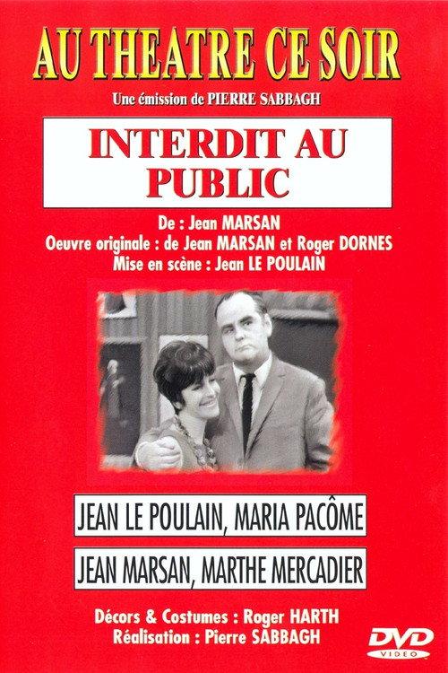 Interdit au public 1966 official movie poster