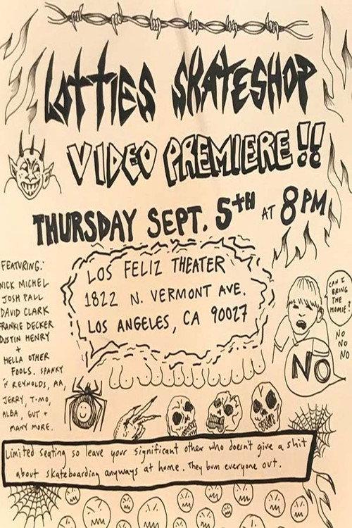 Lotties Skateshop Must Be Stopped 2019 official movie poster