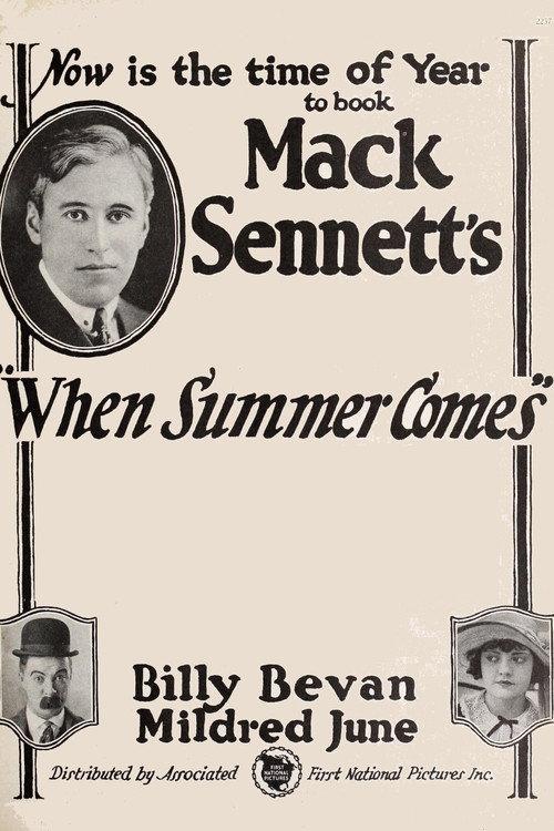 When Summer Comes 1922 official movie poster