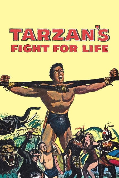Tarzan's Fight for Life 1958 official movie poster
