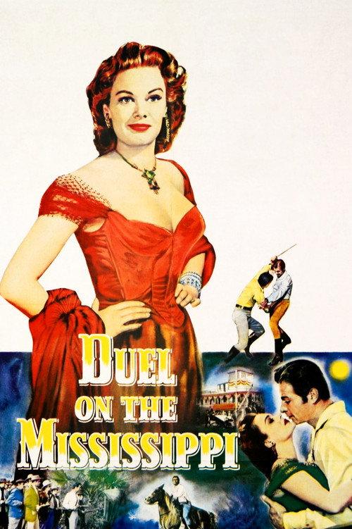 Duel on the Mississippi 1955 official movie poster