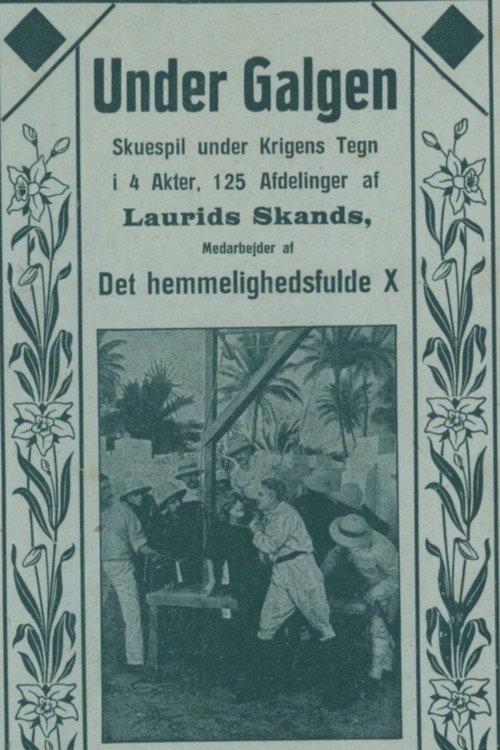 Under galgen 1915 official movie poster