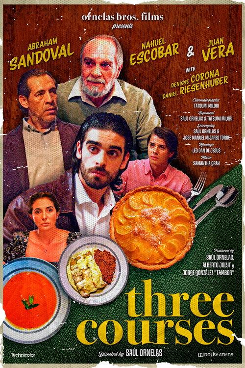 Three Courses 2025 official movie poster