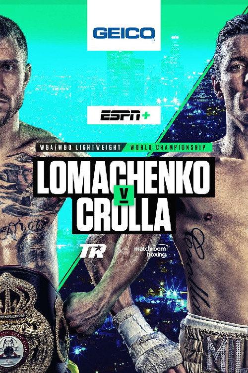 Vasyl Lomachenko vs. Anthony Crolla 2019 official movie poster