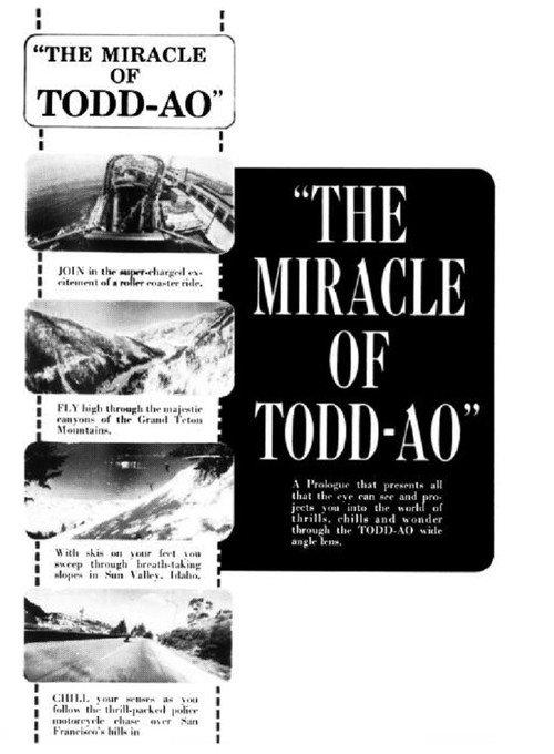 The Miracle of Todd-AO 1956 official movie poster