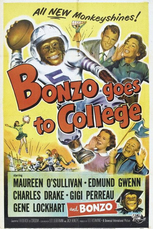 Bonzo Goes to College 1952 official movie poster