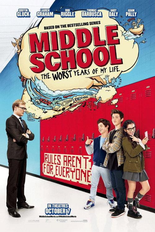 Middle School: The Worst Years of My Life 2016 official movie poster