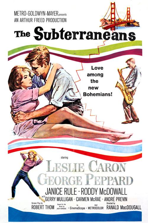 The Subterraneans 1960 official movie poster