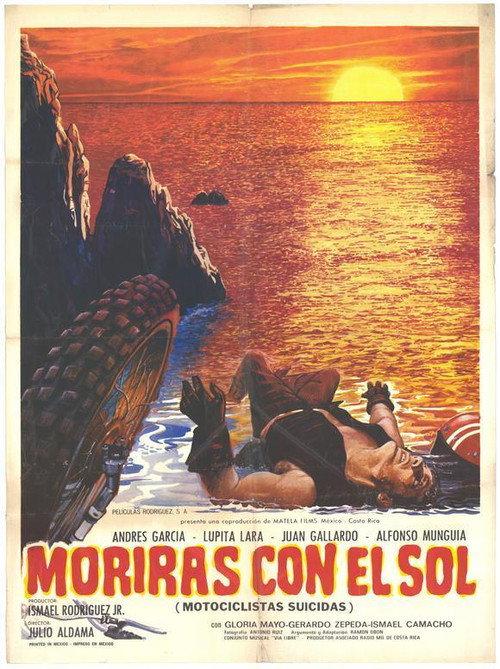 You Will Die With The Sun (Suicide Motorcyclists) 1973 official movie poster