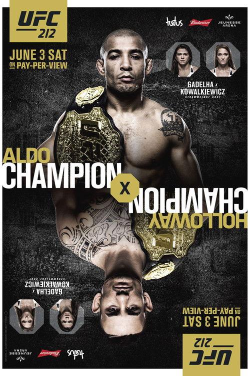UFC 212: Aldo vs. Holloway 2017 official movie poster