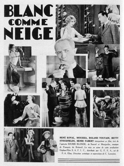 White as snow 1931 official movie poster